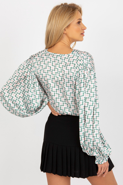 Valge ja beež trükise ja lopsaka...