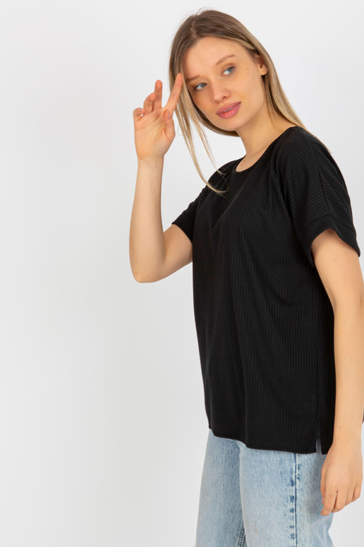 Must soonikuga oversize pluus ümara...