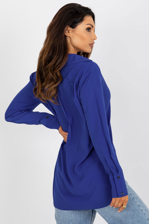 Koobalt naiste klassikaline kraega särk