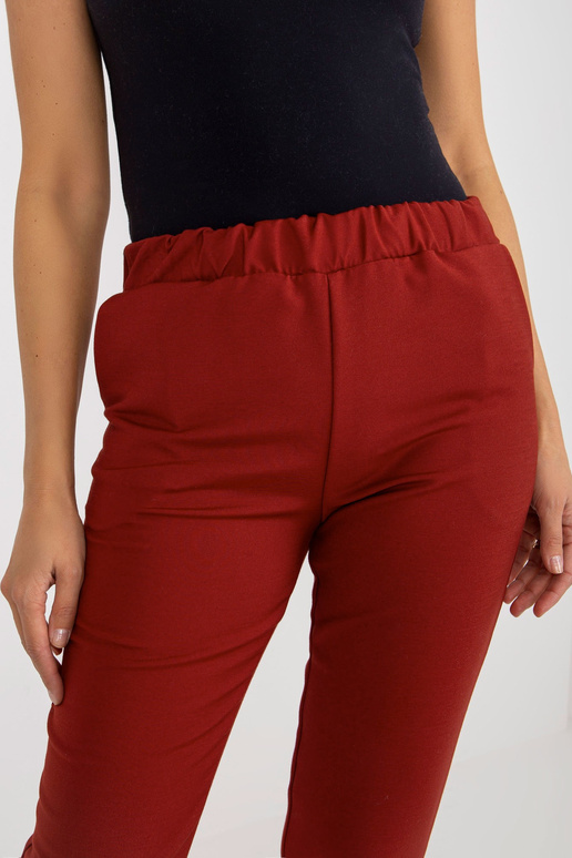 Burgundia kangast taskutega...