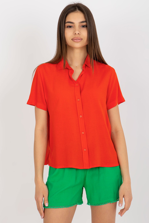 Oranž nööpidega särkpluus SUBLEVEL