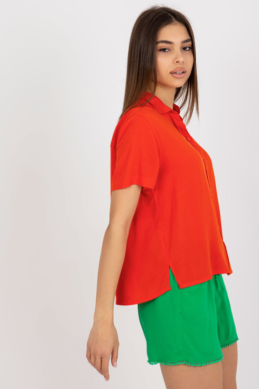 Oranž nööpidega särkpluus SUBLEVEL