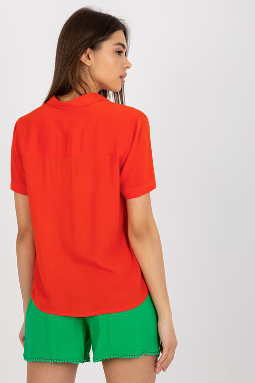 Oranž nööpidega särkpluus SUBLEVEL