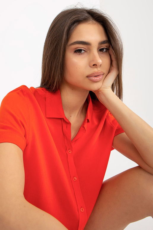 Oranž nööpidega särkpluus SUBLEVEL