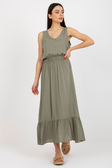 Khaki värvusega maksikleit,... 2