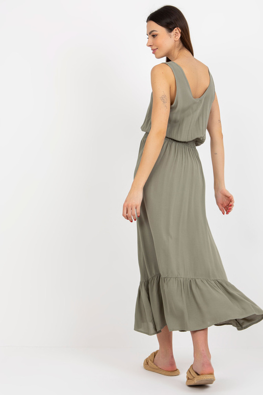 Khaki värvusega maksikleit,... Khaki värvusega maksikleit,...