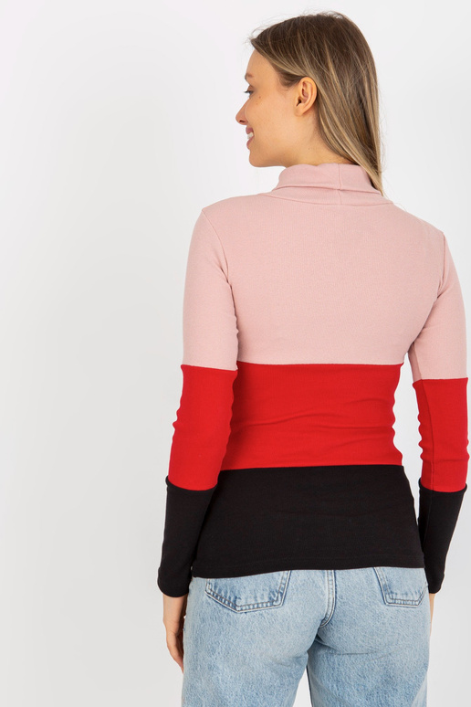 Heleroosa ja musta liibuva triibulise...