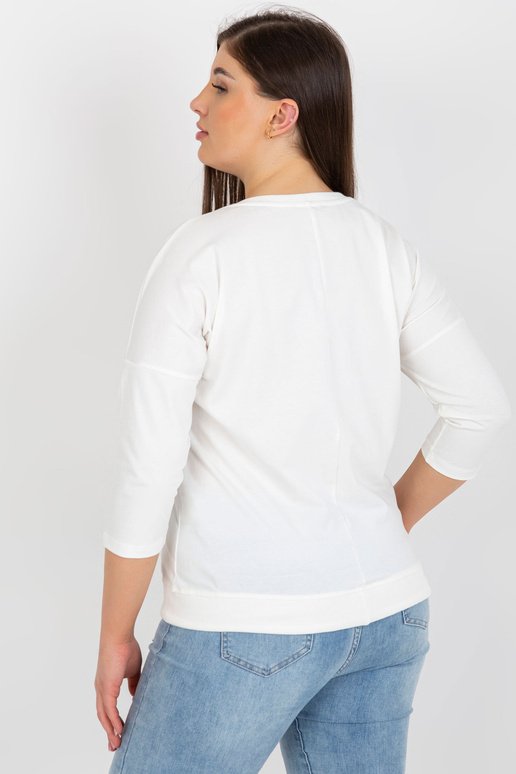 Ecru naiste suures suuruses läikiva...