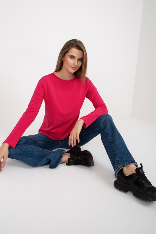 Naiste puuvillane fuksia värvi...