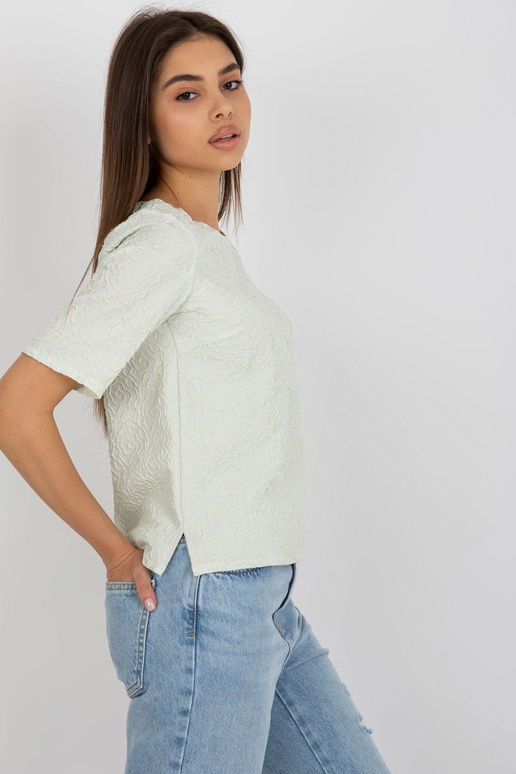 Heleroheline lühikeste varrukatega...