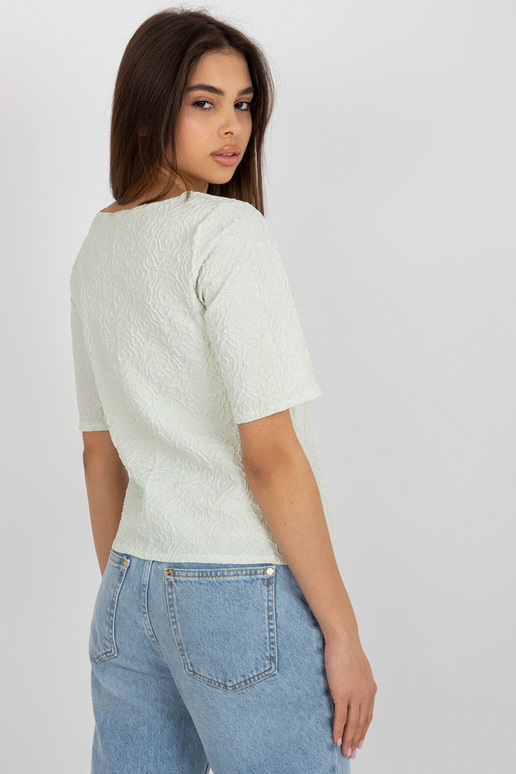 Heleroheline lühikeste varrukatega...