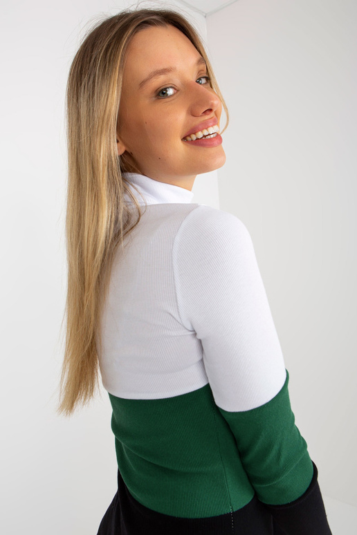 Valge ja must naiste triibulise...