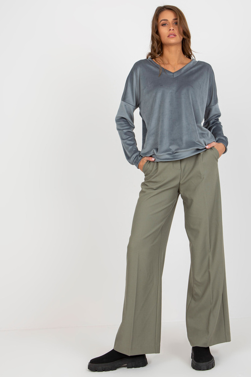 Dirty Blue Veluur kapuutsita...