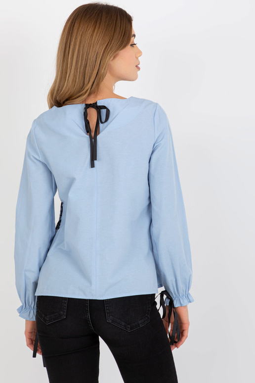 Helesinine puuvillane pidulik...