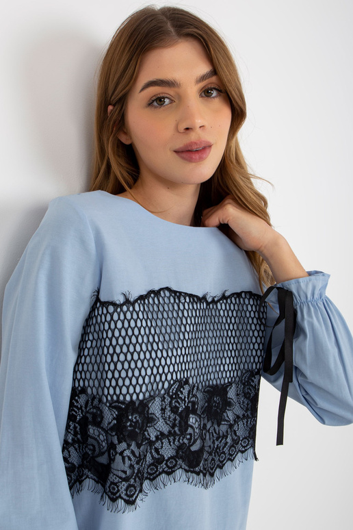 Helesinine puuvillane pidulik...