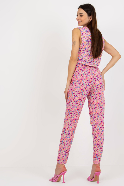 Roosad suvepüksid lillematerjaliga...