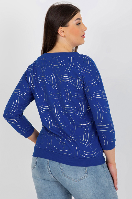 Tumesinine pluss suuruses läikiva...