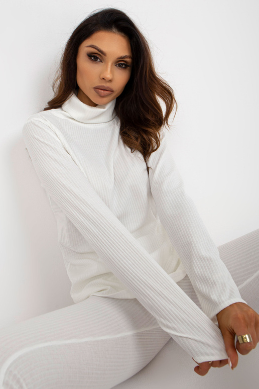 Ecru naiste soonikuga kilpkonnapluus...