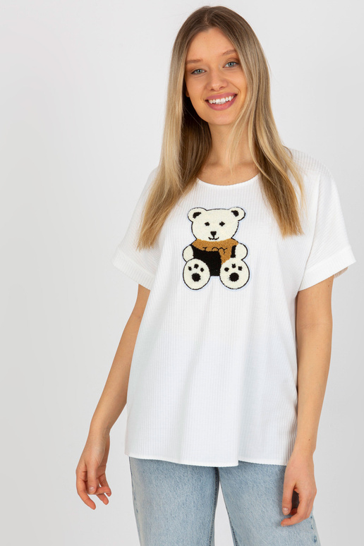 Ecru soonikuga oversize pluus...