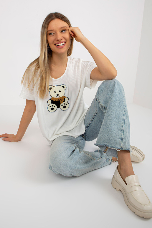 Ecru soonikuga oversize pluus...