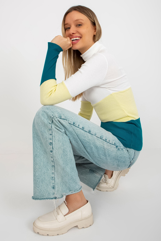 Ecru-mere puuvillane puuvillane pluus...