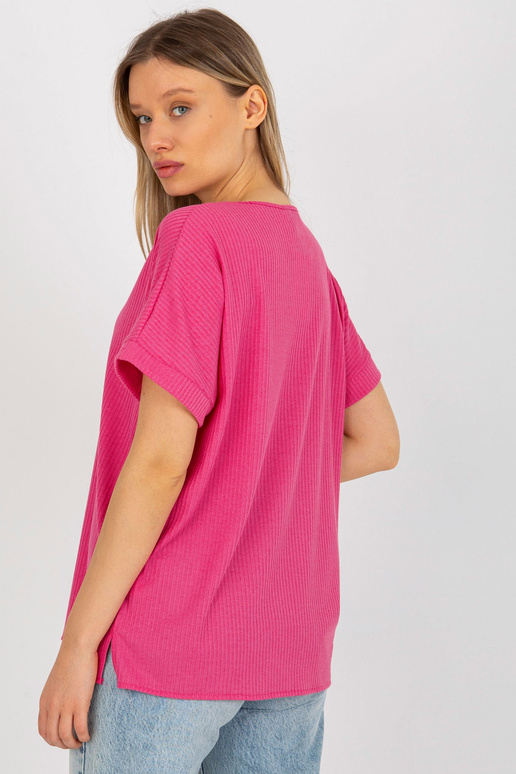 Tumeroosa Oversize lühikeste...