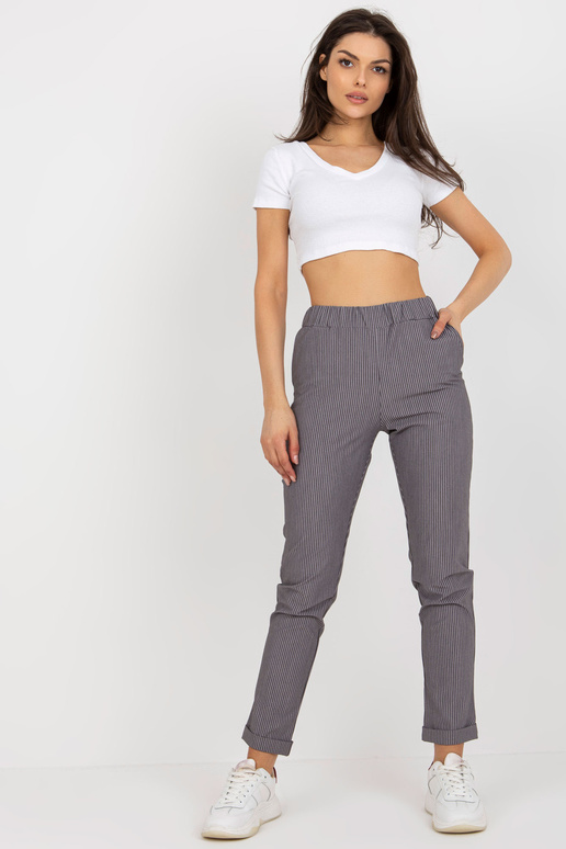 Lilla riidest triibulised püksid ilma...