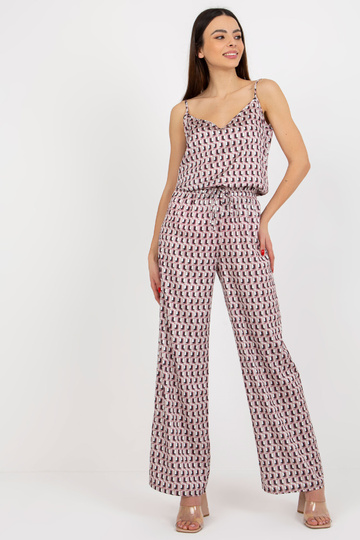 Beeži ja roosa kolmeosaline...