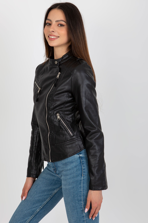 Must naiste ramoneski taskutega jakk Must naiste ramoneski taskutega jakk