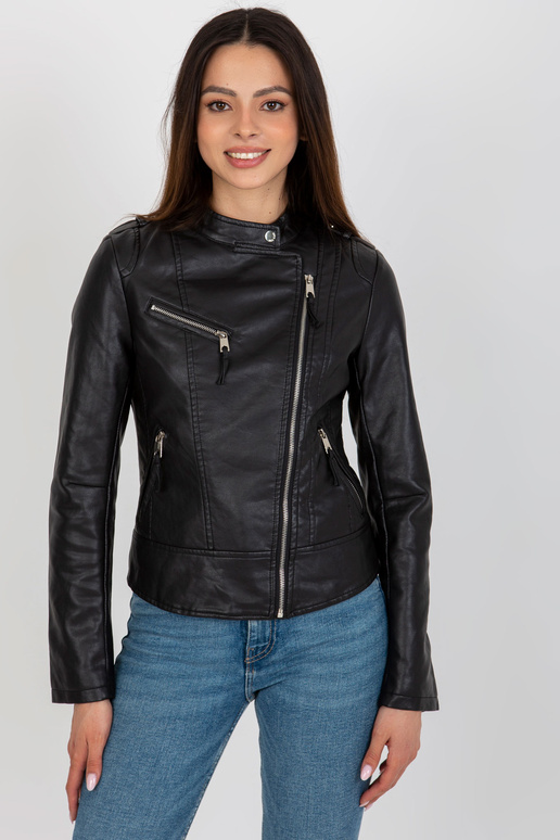 Must naiste ramoneski taskutega jakk Must naiste ramoneski taskutega jakk