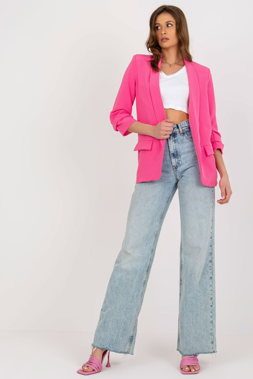 Roosa elegantne jakk ilma lukuta Adela