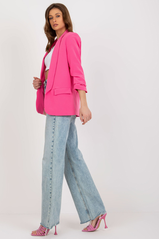 Roosa elegantne jakk ilma lukuta Adela