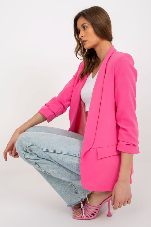 Roosa elegantne jakk ilma lukuta Adela