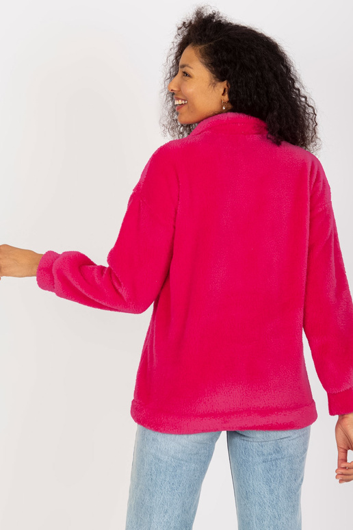 Fuksia karusnahast pealissärk kraega...