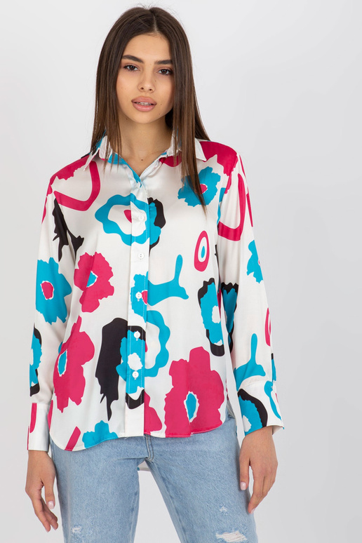 Sinise ja fuksia värvi särk trükise...