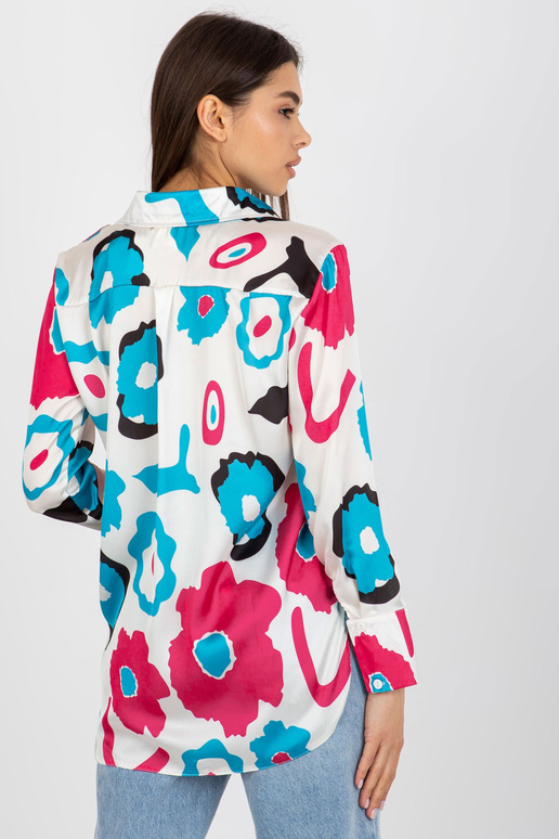 Sinise ja fuksia värvi särk trükise...