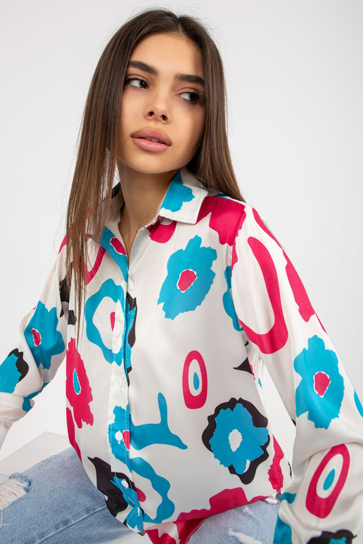 Sinise ja fuksia värvi särk trükise...