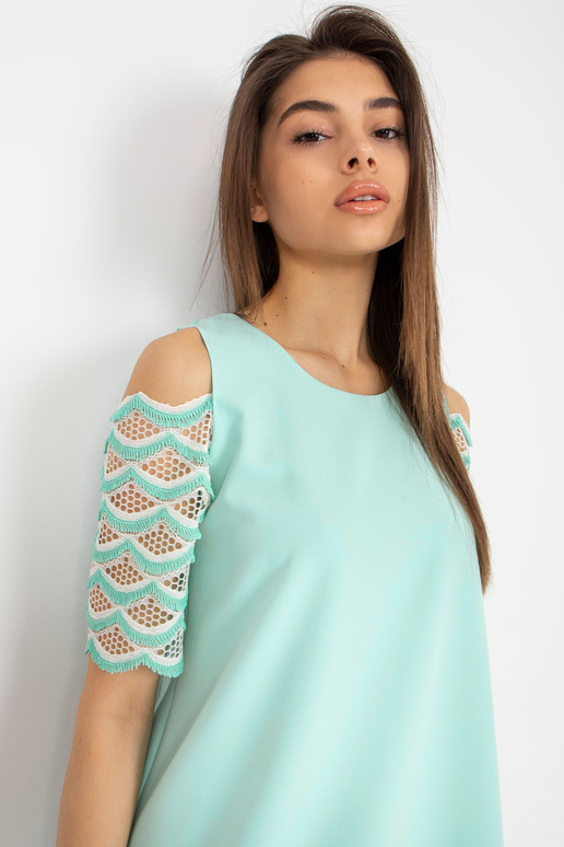 Mündivärvi kokteilikleit ažuurse...