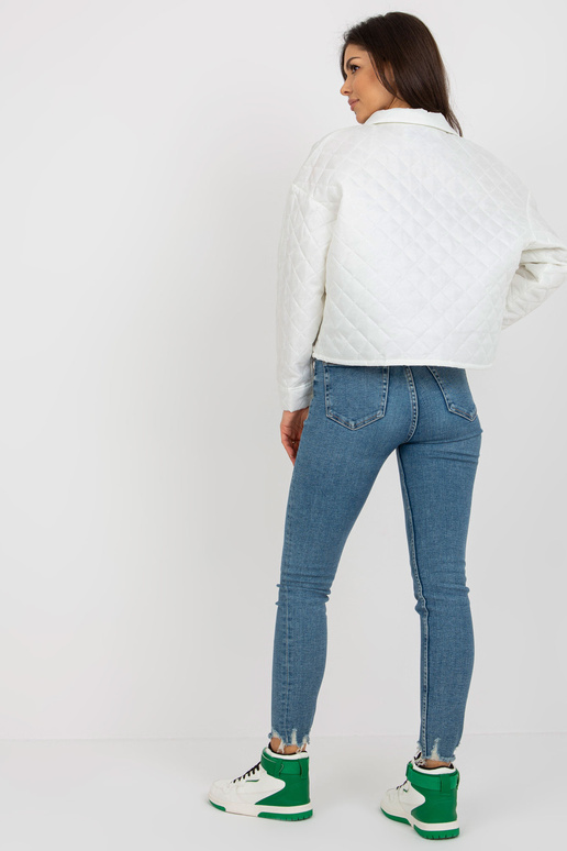 Ecru tepitud üleminekujope nööbiga Ecru tepitud üleminekujope nööbiga