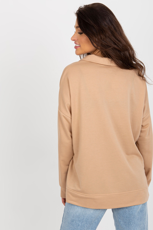 Kaamel naiste ülisuur pluus plaastriga