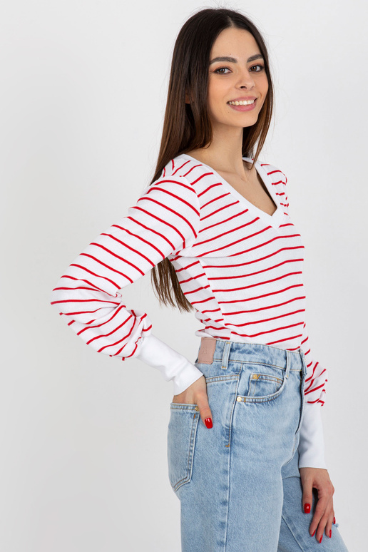 Valge ja punase soonikuga põhipluus...