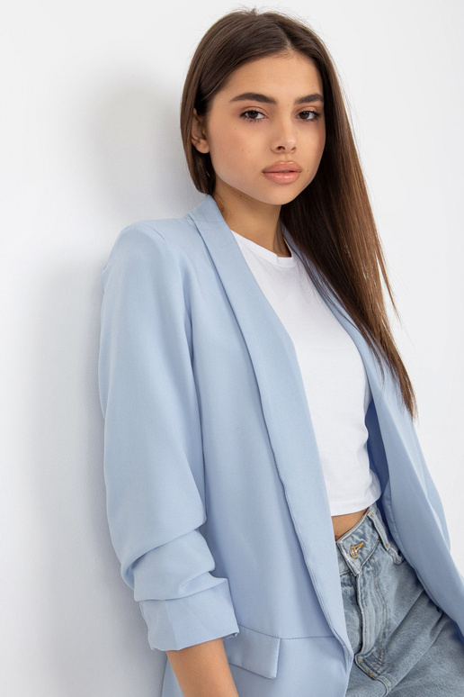 Helesinine elegantne 3/4 varrukatega...