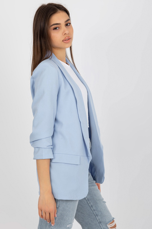 Helesinine elegantne 3/4 varrukatega...