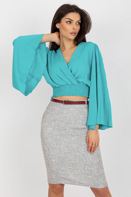 Sinine lühike pidulik pluus...