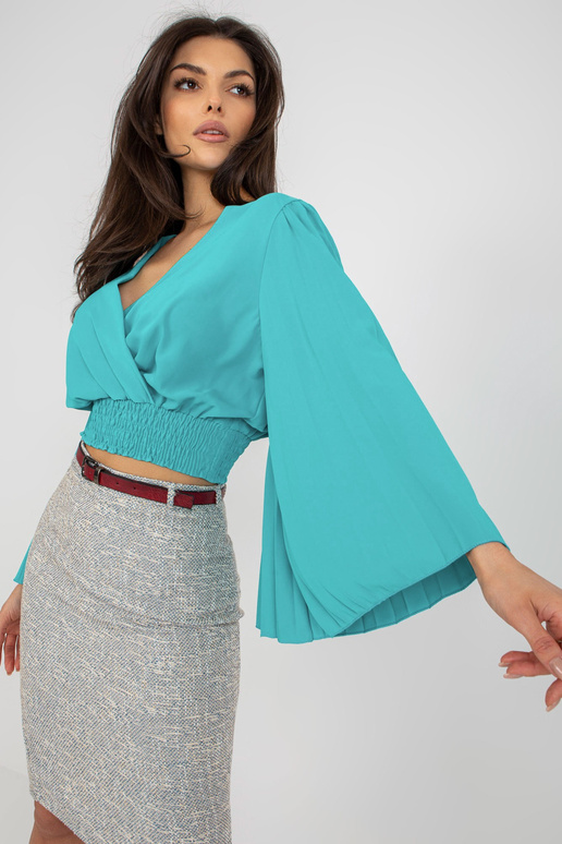 Sinine lühike pidulik pluus...