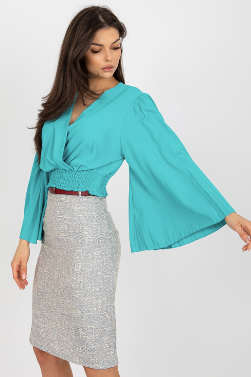 Sinine lühike pidulik pluus...