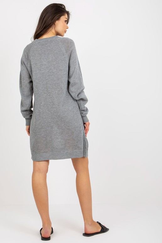 Hall avara kootud põlvekleit