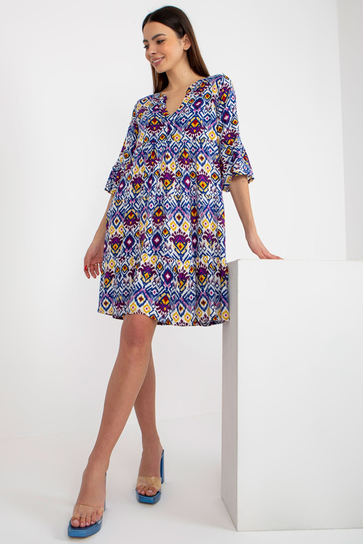 Lilla avar V-kaelusega kleit SUBLEVEL