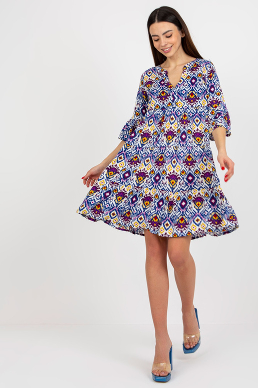 Lilla avar V-kaelusega kleit SUBLEVEL