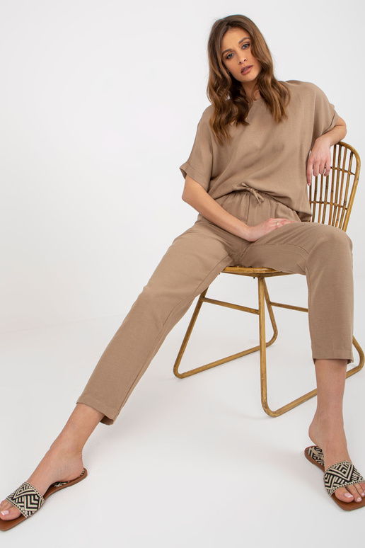 Tumebeež suvekomplekt pükstega RUE PARIS